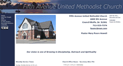 Desktop Screenshot of fifthavenueumc.com